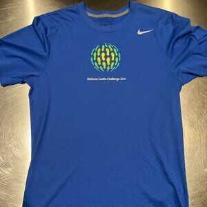 Apple Employee Wellness Cardio Challenge 2014 Nike Dri-Fit Shirt Small Unisex